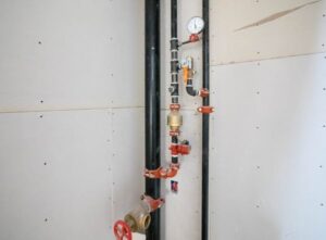 Fire sprinkler riser