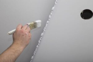 Painting a ceiling