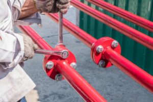 Installing sprinkler