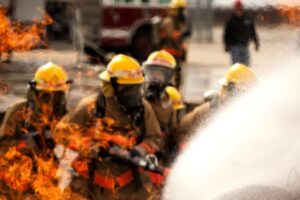 Firefighter training