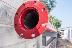 Fire sprinkler pipe obstruction investigation