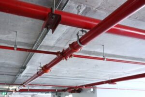Fire sprinkler pipe obstruction investigation