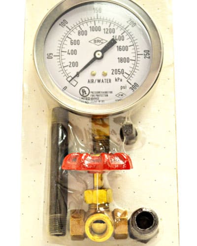 Kit de manómetro de aire/agua