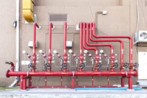 Dry fire sprinkler system