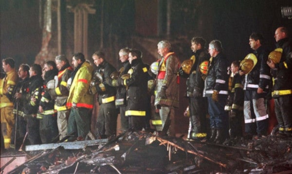 Bomberos de luto por el incendio de Worcester