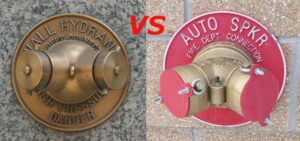 Hidrantes de pared vs conexiones para el departamento de bomberos